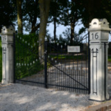 Algemene begraafplaats toegangshek Huizinge